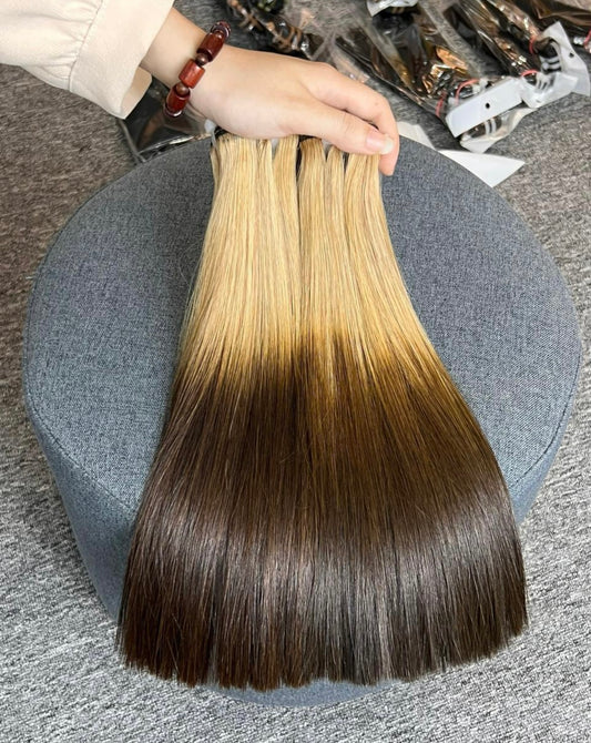 Raw Donor Ombre Blonde Hair